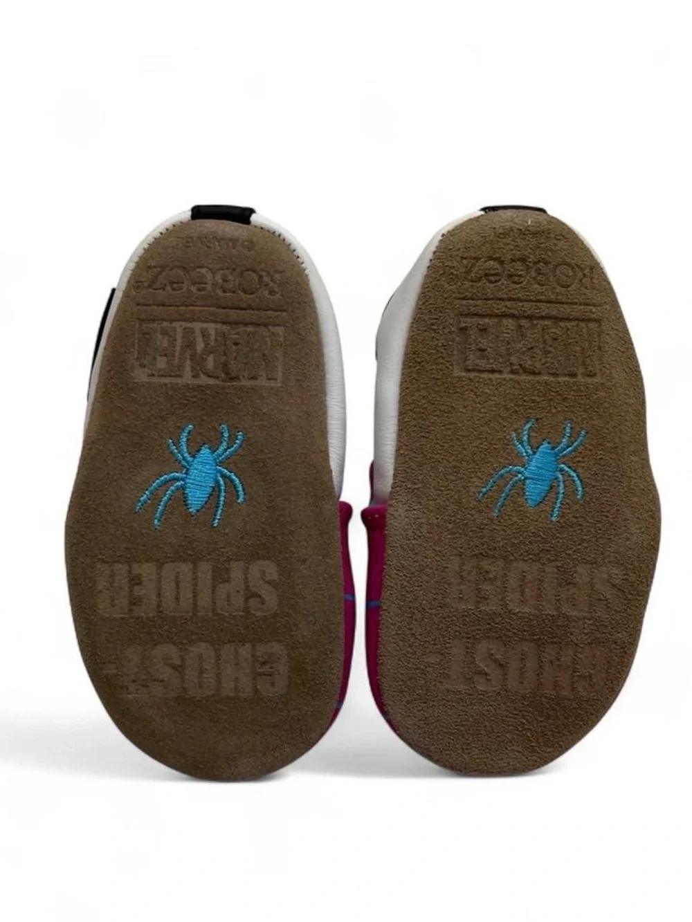 0-6M Girl Robeez x Marvel Ghost Spider Leather Crib Shoes NIB